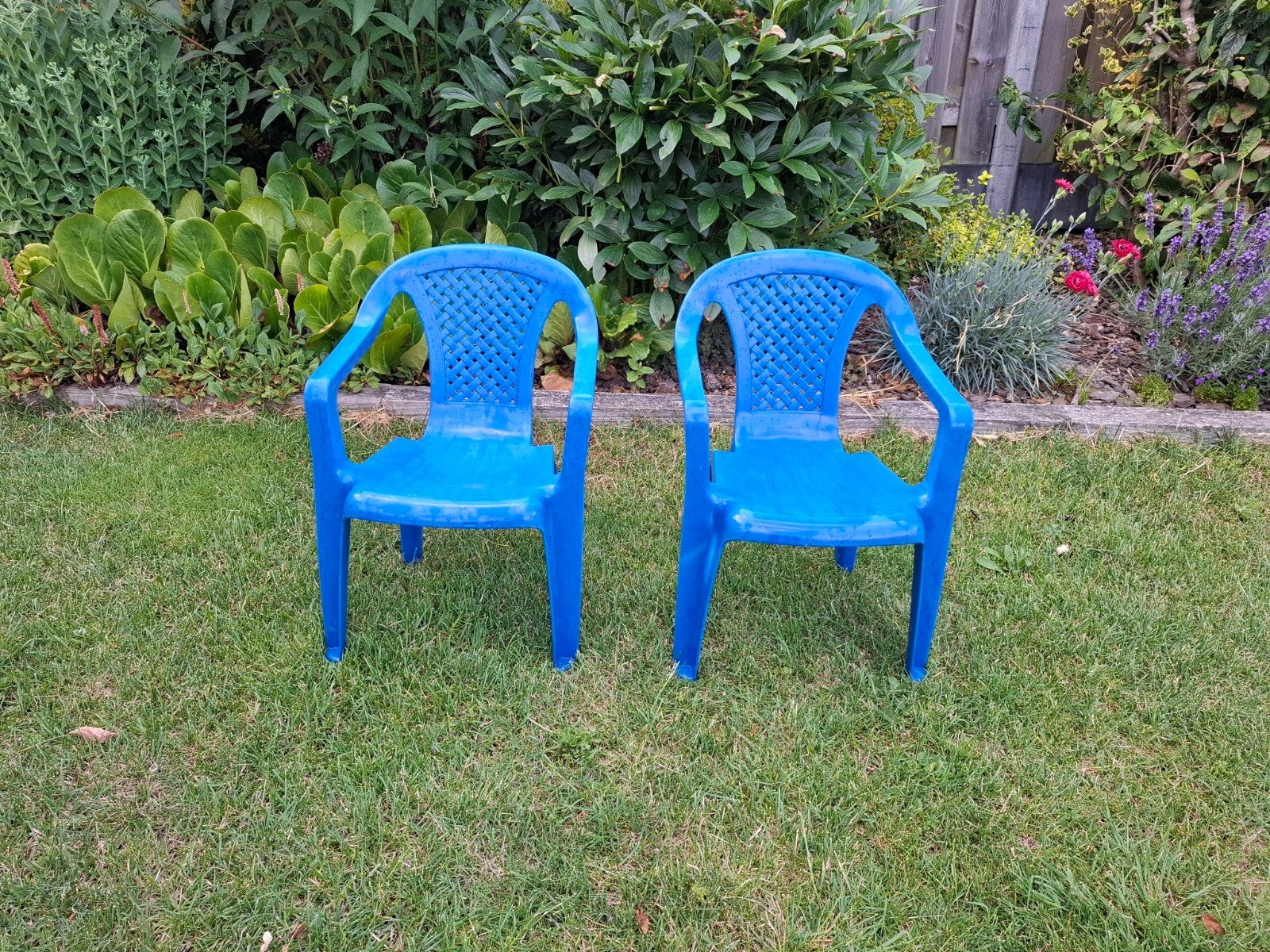 Kinderstoeltjes tuin, Ophalen, Gebruikt