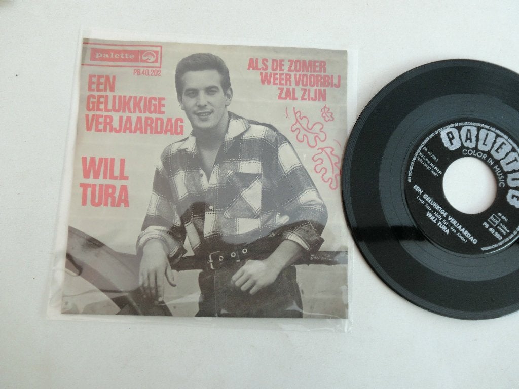Will Tura Een gelukkige verjaardag, Ophalen of Verzenden, Zo goed als nieuw, 7 inch, Nederlandstalig