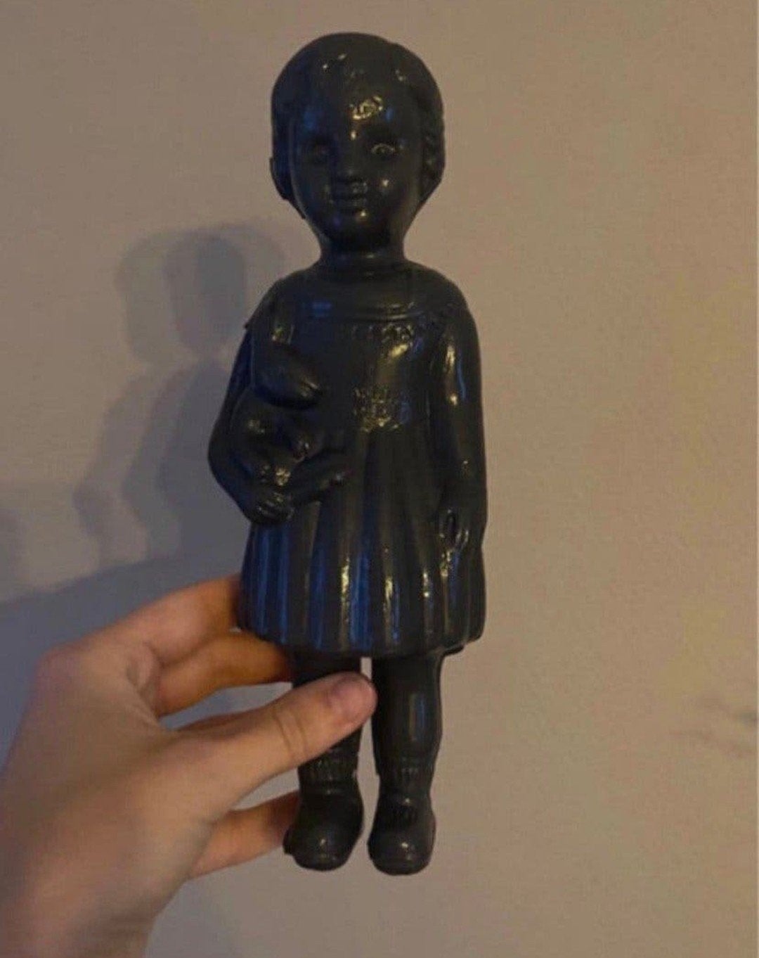 Vintage Clonette Pop-Donkergrijs- 24 cm, Ophalen of Verzenden, Zo goed als nieuw, Amersfoort, Heavenlysoap1975@hotmail.com