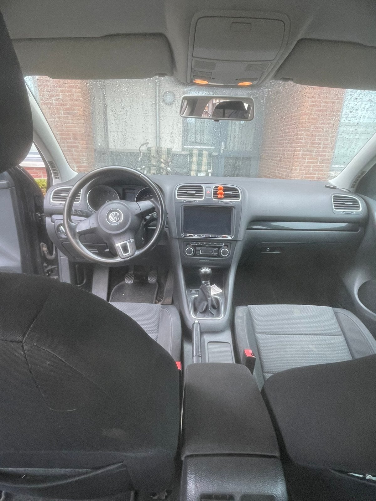 Volkswagen Golf 1.4 TSI 90KW 2009 Zwart, Auto's, Volkswagen, Stof, Zwart, 4 cilinders, Parkeersensor