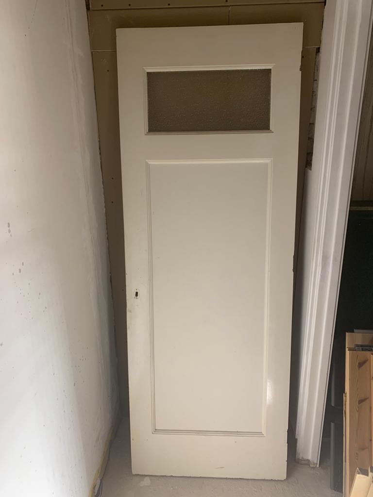 Jaren 30 paneeldeuren, Doe-het-zelf en Verbouw, Deuren en Horren, Ophalen, Gebruikt, 80 tot 100 cm, Binnendeur