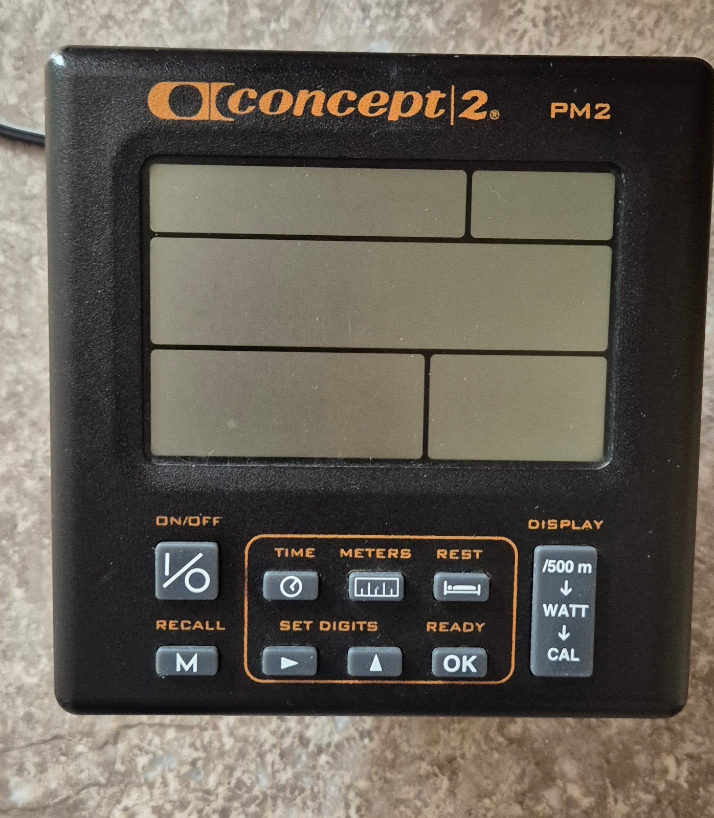 Defecte Concept2 PM2 monitor - elektrisch gemaakt, Sport en Fitness, Overige Sport en Fitness, Ophalen of Verzenden