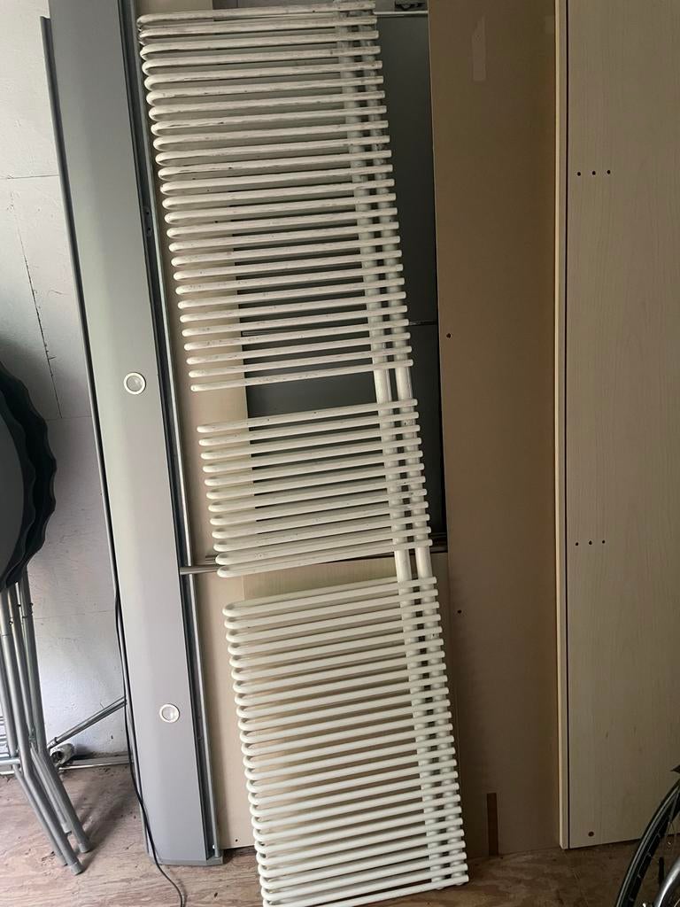 Witte handdoekradiator, gebruikt, Ophalen, Radiator, 60 tot 150 cm, 80 cm of meer