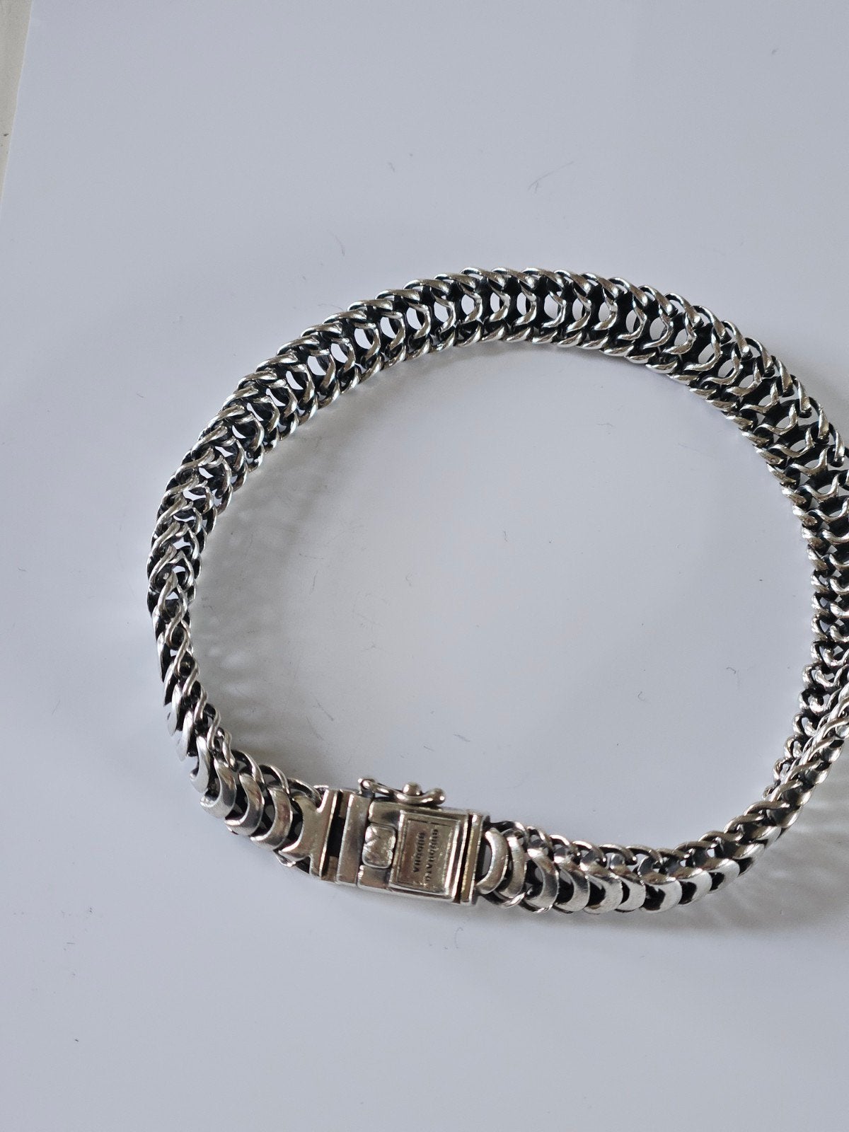 Buddha Armband Heren Zilver 925 - 23 cm, Ophalen of Verzenden
