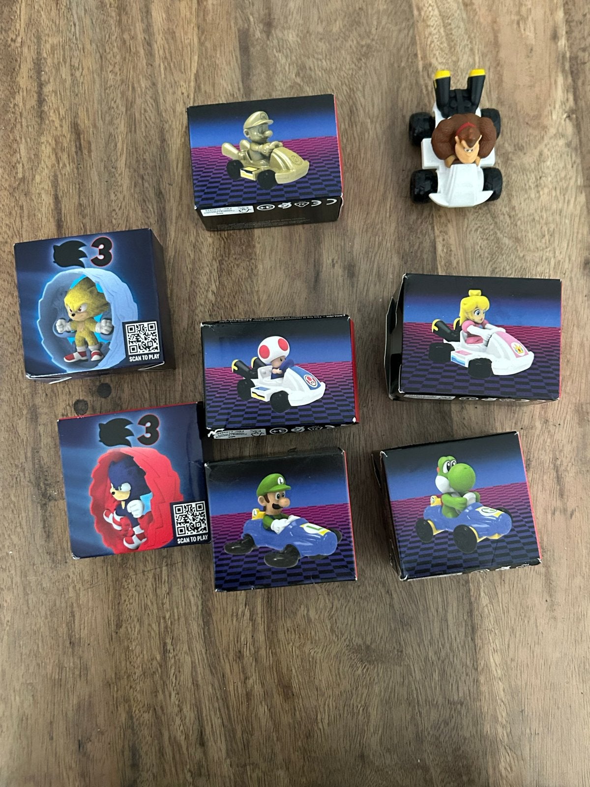 Mario Kart & Sonic the Hedgehog speelgoedfiguren, Ophalen of Verzenden, Nieuw