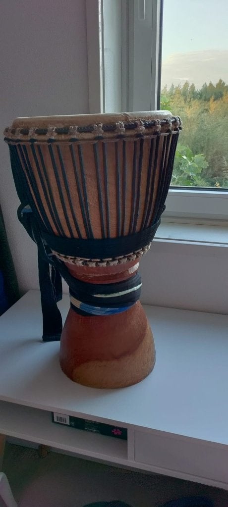 Grote Djembe, Muziek en Instrumenten, Ophalen, Gebruikt, Trommel