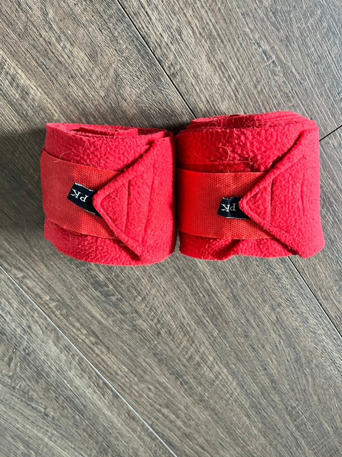PK fleece bandages rood, maat Full, Bandages, Dressuur, Ophalen of Verzenden, Zo goed als nieuw