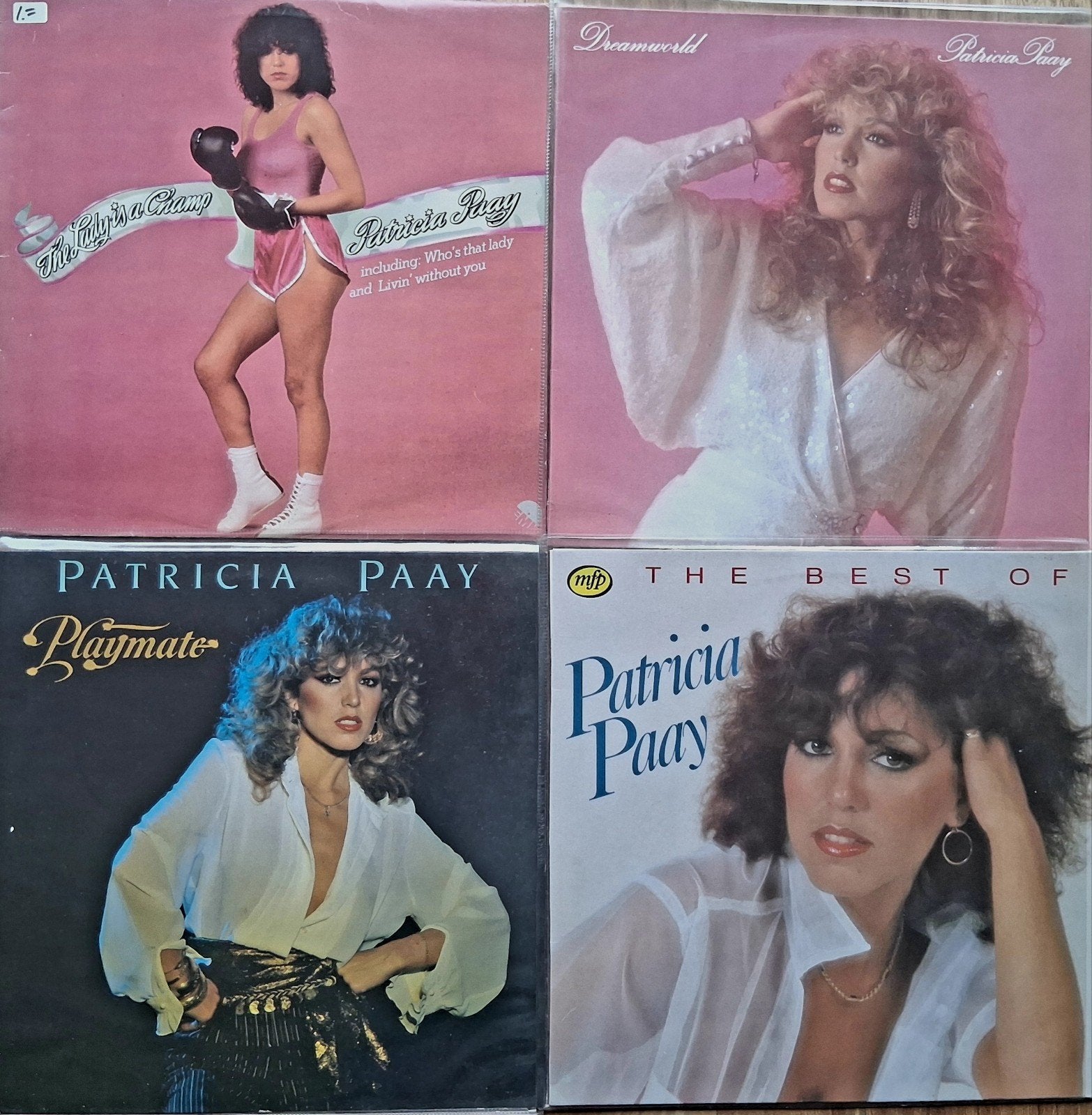 Patricia Paay LP's - The Lady is a Champ, Dreamworld etc, Cd's en Dvd's, LP, Gebruikt, Pop, Ophalen of Verzenden