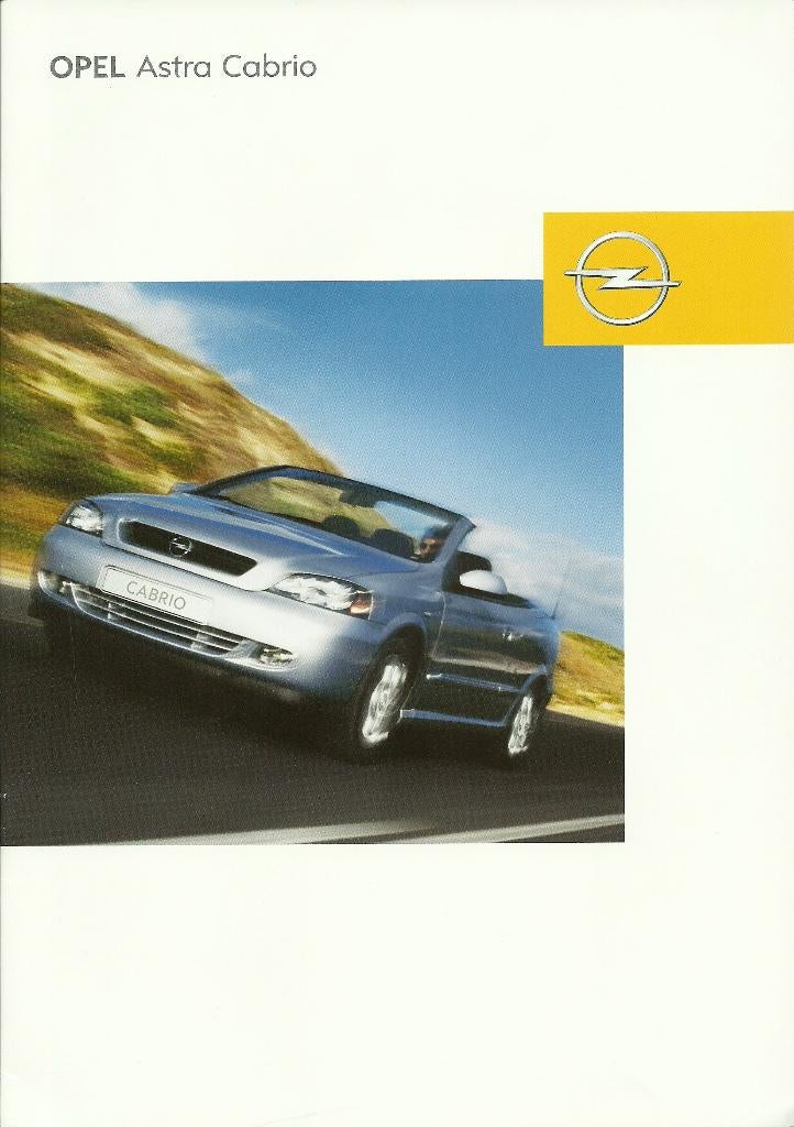 Opel Astra cabriolet folders, Ophalen of Verzenden, Zo goed als nieuw, Opel