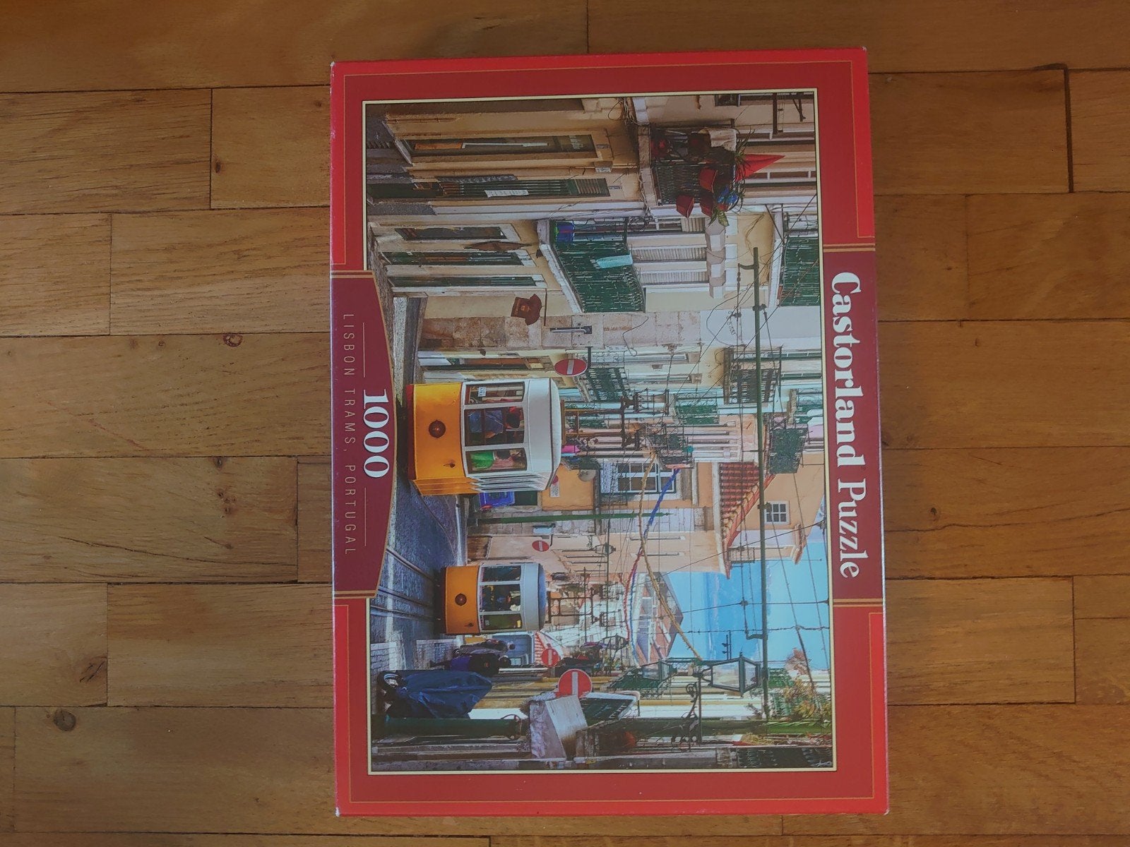 Castorland puzzel 1000 stukjes. Ophalen in Gouderak., Ophalen, 500 t/m 1500 stukjes, Gebruikt