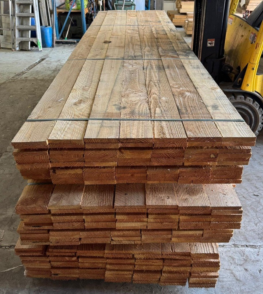 Douglas planken fijn bezaagd 23x150 4m, Ophalen, Nieuw, 250 cm of meer, Planken