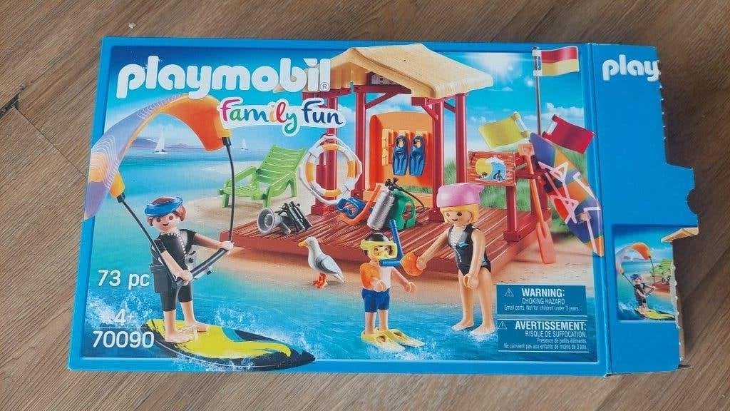 Playmobil Family Fun Strandset 70090 - Zo goed als nieuw, Complete set, Overige typen, Zo goed als nieuw, Family fun