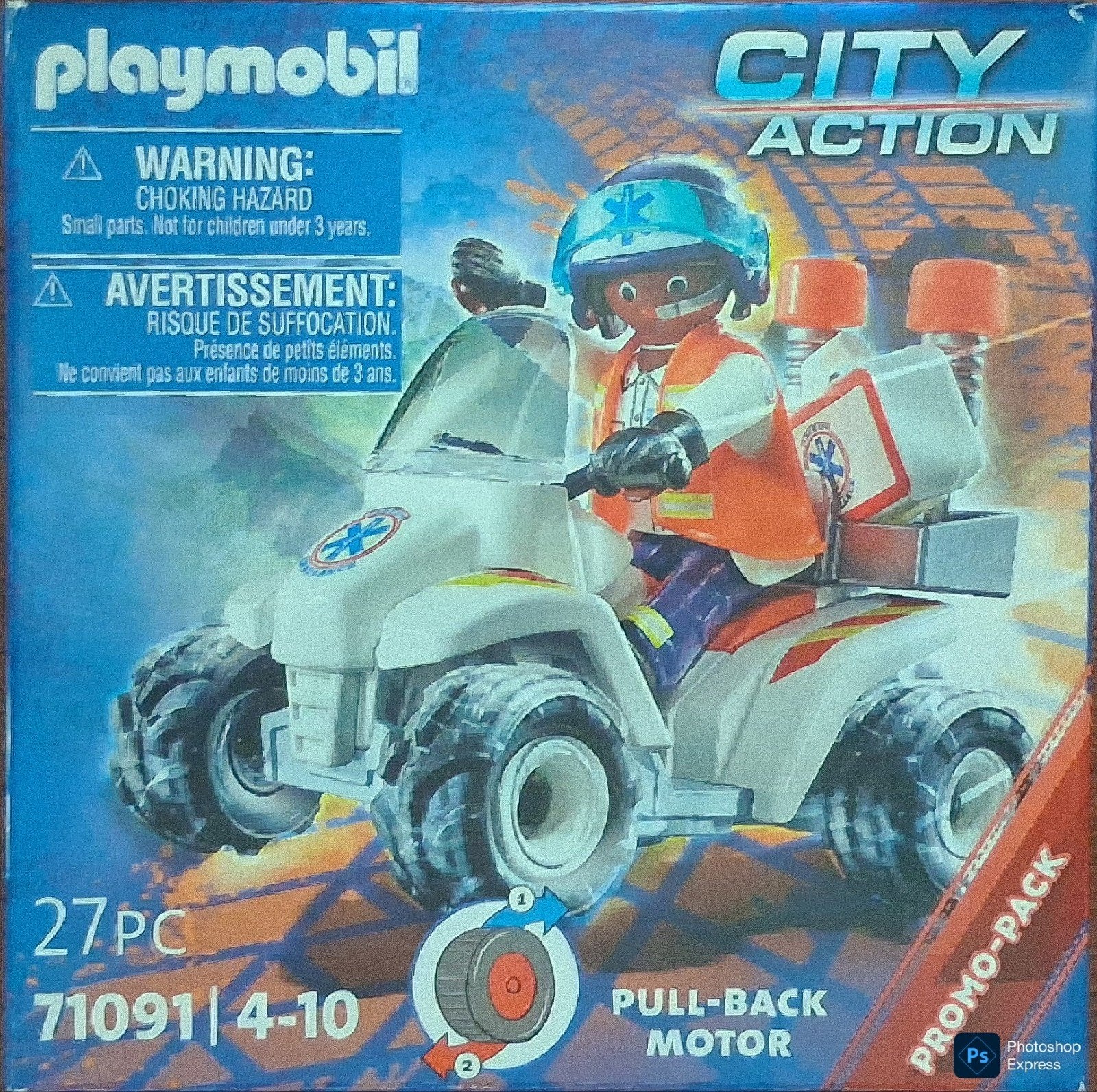 City Action Reddingsdienst Speed Quad 71091, Kinderen en Baby's, Ophalen of Verzenden, Zo goed als nieuw, Complete set