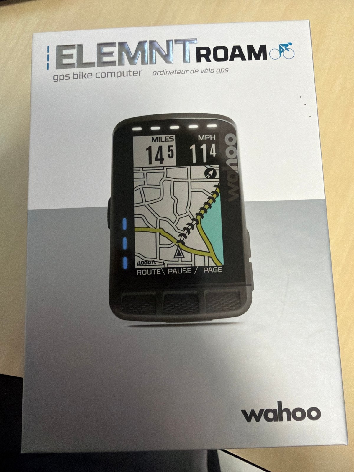 Wahoo ELEMNT ROAM GPS Fietscomputer - Zo goed als nieuw, -, GPS, -, Ophalen of Verzenden