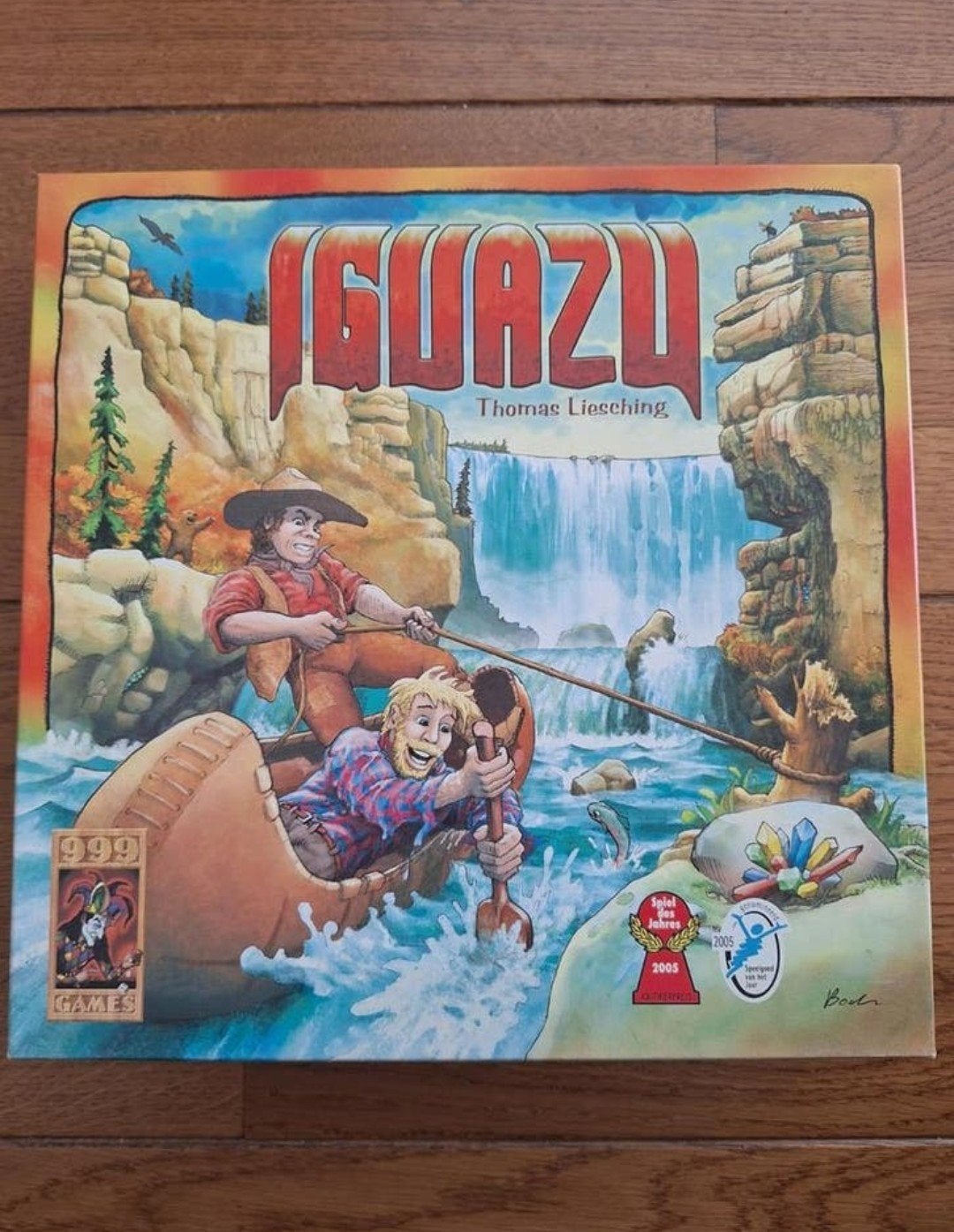 Iguazu Bordspel - Avontuurlijk spel voor 3-5 spelers, Hobby en Vrije tijd, Drie of vier spelers, Ophalen of Verzenden, Zo goed als nieuw