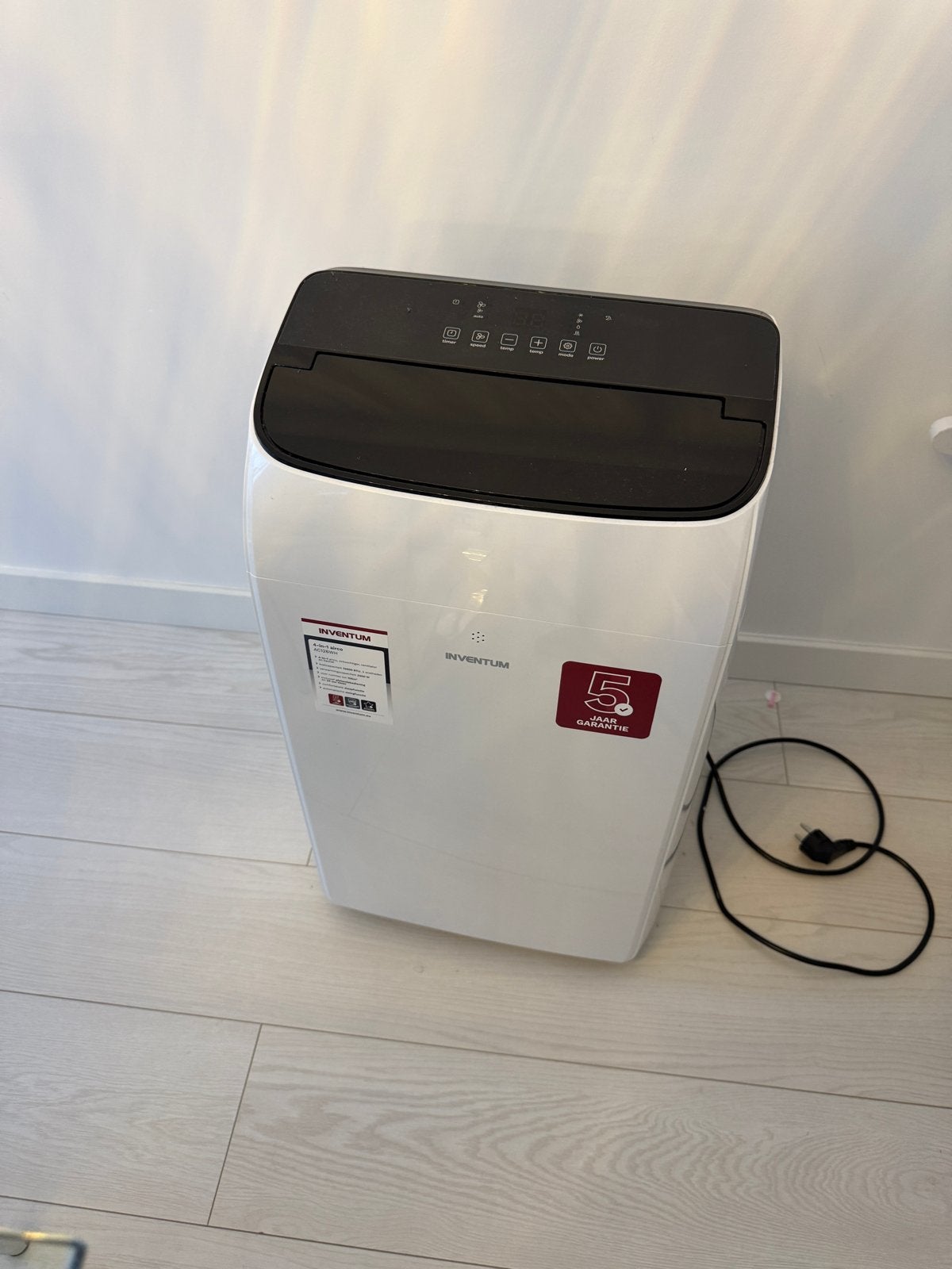 Inventum 4-in-1 Mobiele Airco AC126WH - Nieuw!, Witgoed en Apparatuur, Ophalen, 2 snelheden, Nieuw, Koelen en Ontvochtigen