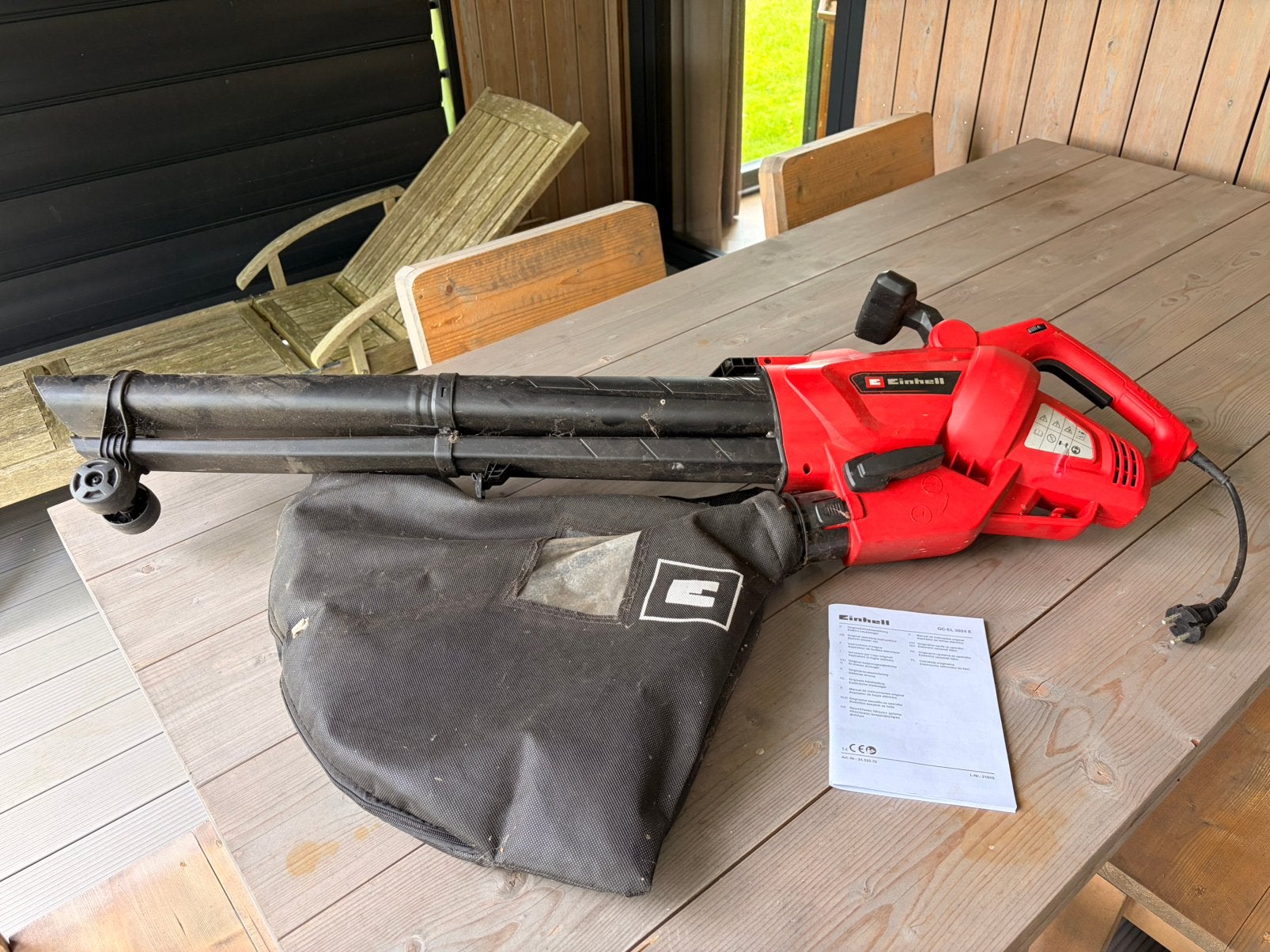 inhell GC-EL 3000 E bladblazer / bladzuiger 3000W, Ophalen, Zo goed als nieuw, Elektrisch
