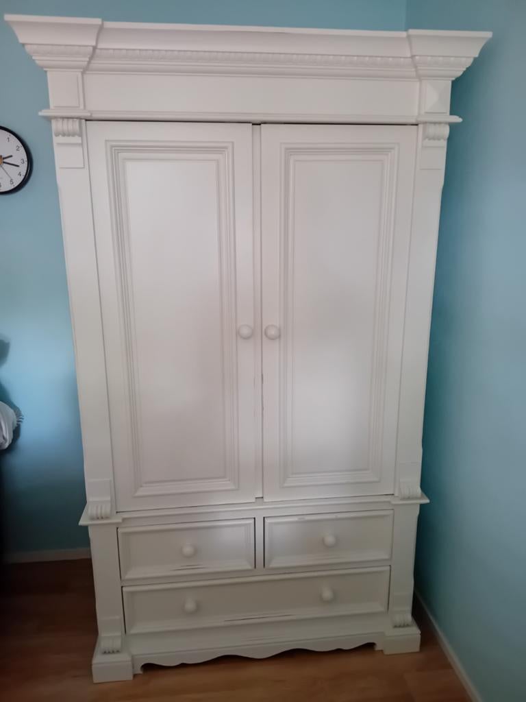 Babykamer: ledikantje, opbergkast, commode, Ophalen, Gebruikt, Jongetje of Meisje