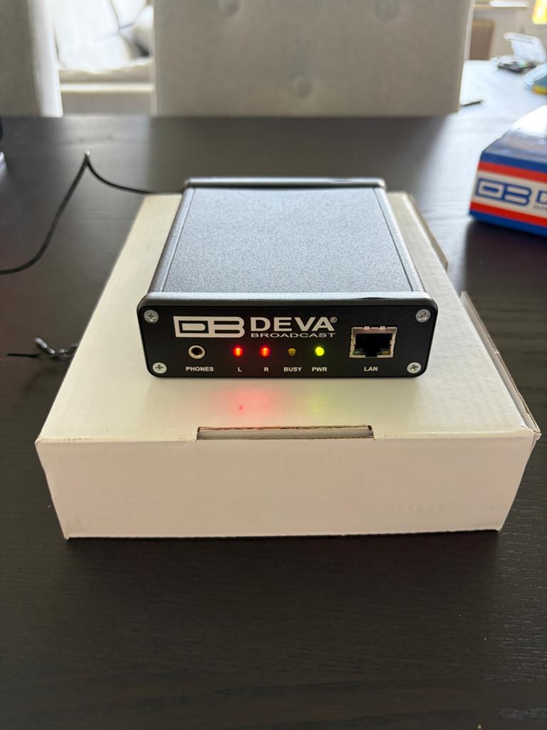 DB Deva Broadcast DB90-TX IP Audio Encoder, Ophalen of Verzenden, Zo goed als nieuw, Audio