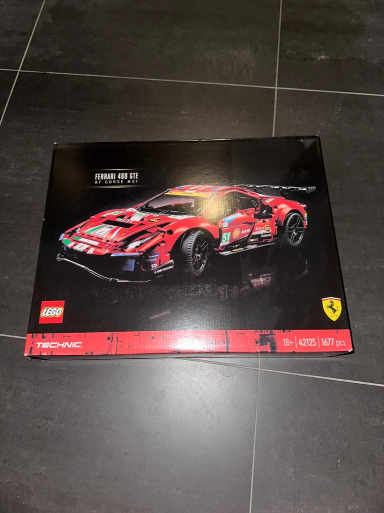 Lego Ferrari GTE, Ophalen of Verzenden, Zo goed als nieuw, Auto's