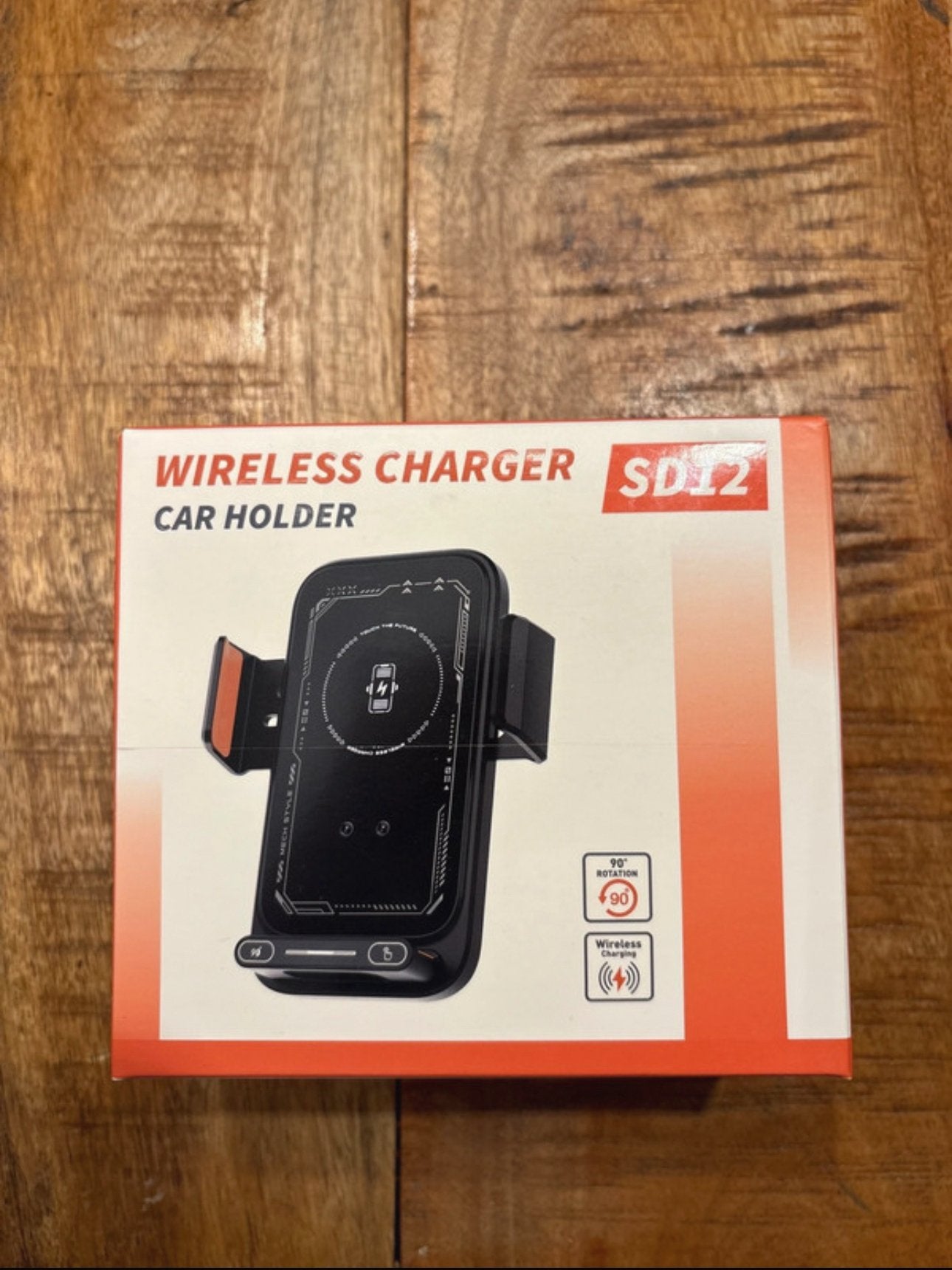 SD12 Draadloze Autolader & Telefoonhouder 15W – Nieuw, Telecommunicatie, Ophalen of Verzenden, Nieuw, Auto