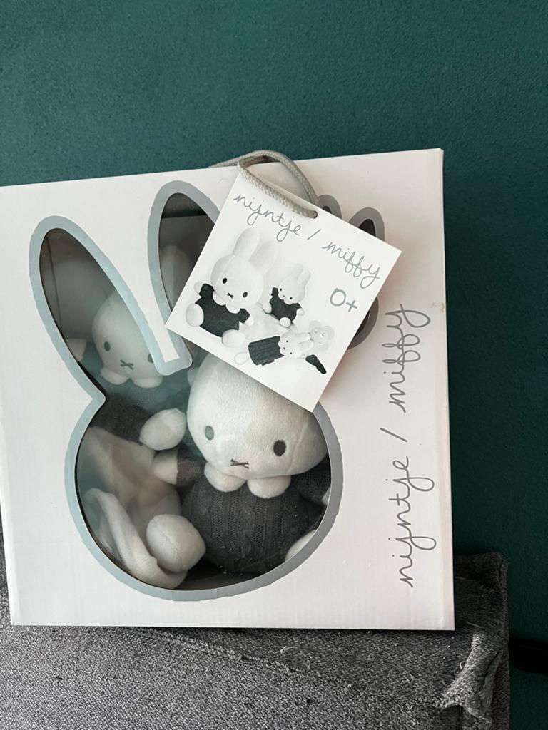 Nijntjes set grijs, Ophalen of Verzenden, Nieuw, Kraamcadeau