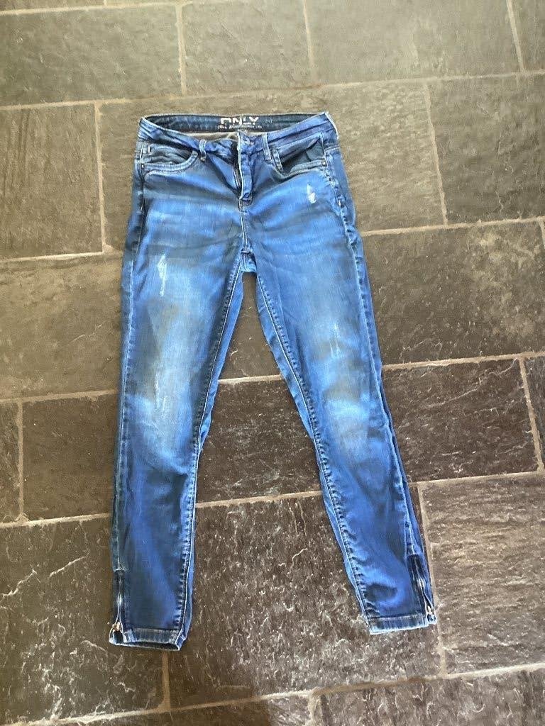 Only 29 32 rits blauw skinny, Only, Blauw, Ophalen of Verzenden, W28 - W29 (confectie 36)