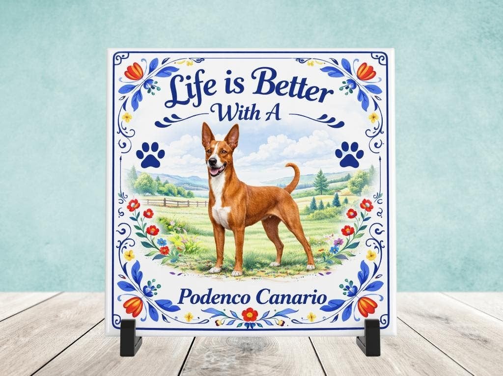 Life is Better with a Podenco Canario - Tegel, Verzenden, Nieuw