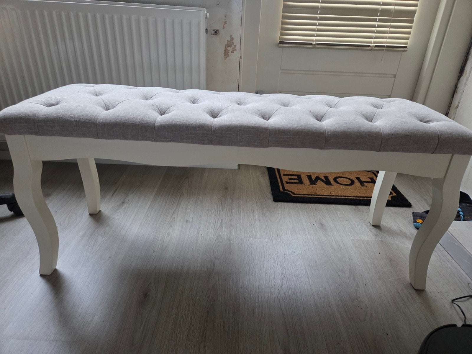 Bank barok stijl, Ophalen, Hout, Tweepersoons, Zo goed als nieuw