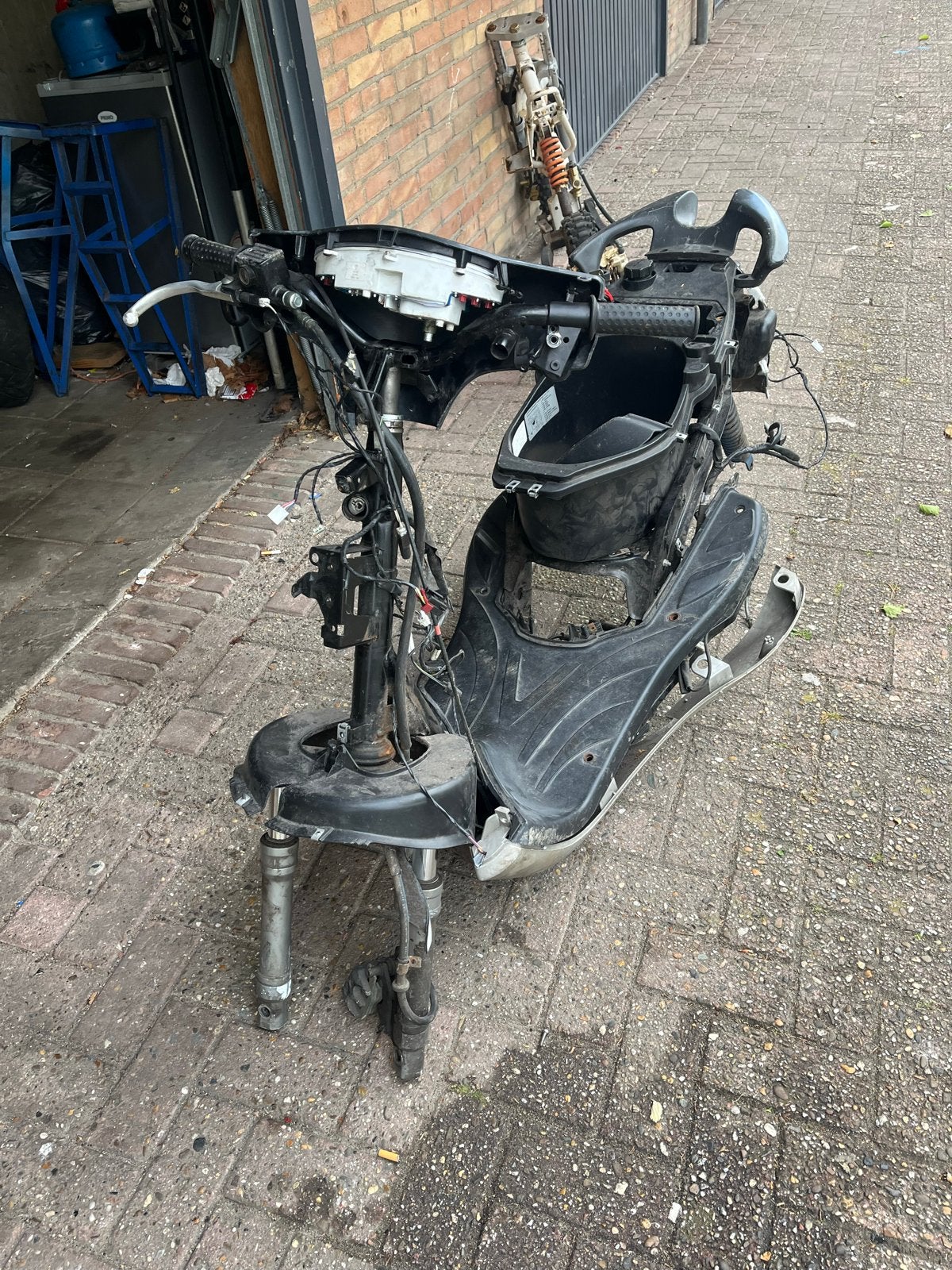 Piaggio Fly frame met kappen en papieren (zonder kenteken), Ophalen of Verzenden, Gebruikt, Frame, Piaggio