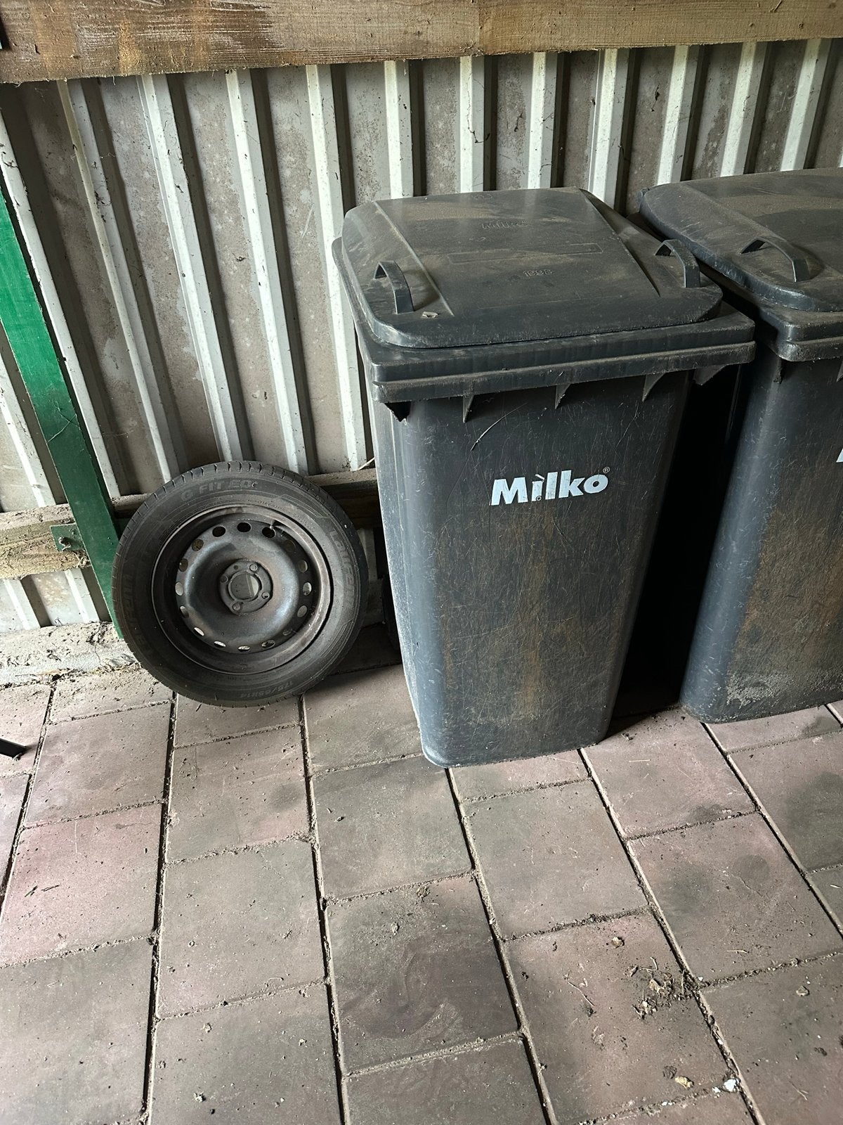 Afvalcontainer 240L - Milko, 40 liter of meer, Ophalen of Verzenden, Gebruikt, Kunststof