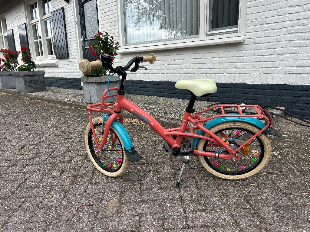 Fiets, loopfiets, driewieler, Ophalen, Terugtraprem, Gebruikt, Loekie