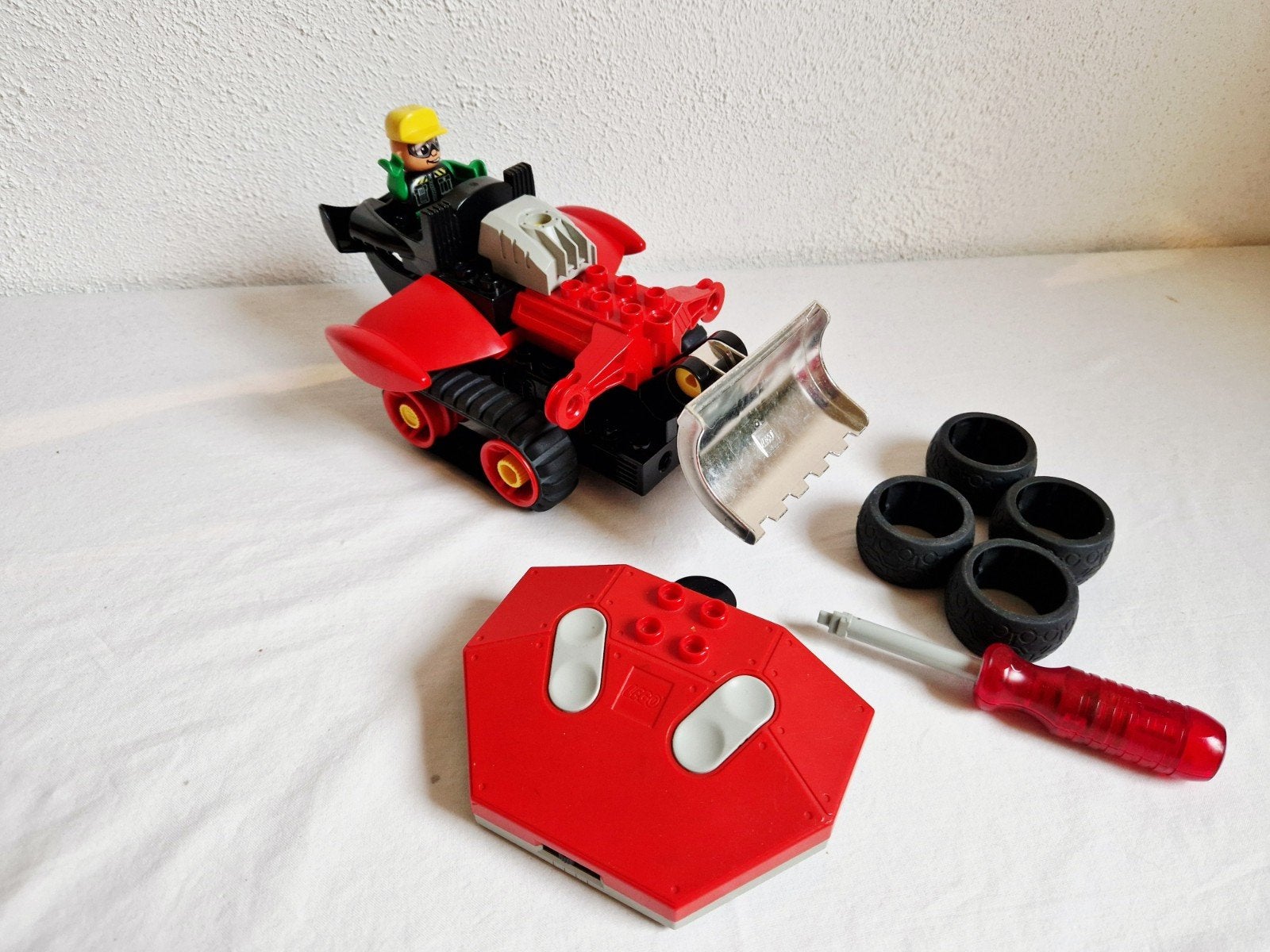 Duplo Toolo set 2949 goed werkend remote controle, Ophalen of Verzenden, Gebruikt, Duplo