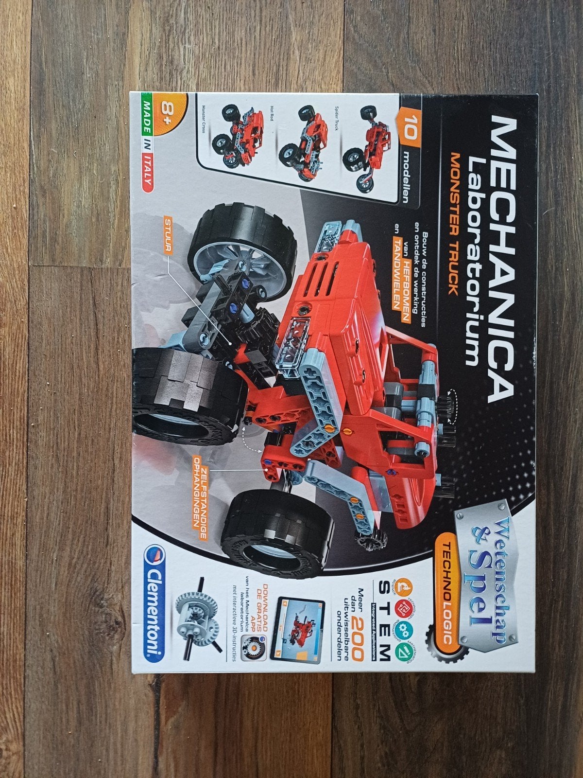Clementoni Mechanica Laboratorium Monster Truck Bouwpakket, Kinderen en Baby's, Speelgoed | Bouwstenen, Gebruikt, Overige merken