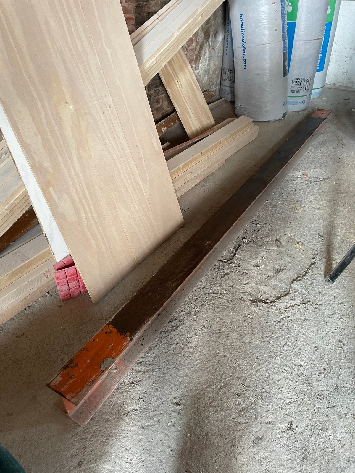 Stalen I-balk hea 120 295cm lang, Ophalen, Gebruikt, IJzer