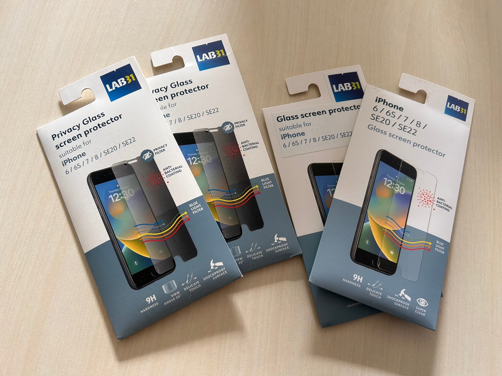 NIEUW Screenprotectos iphone 6/6S/7/8/SE20/SE22, Ophalen of Verzenden, Nieuw, Overige typen