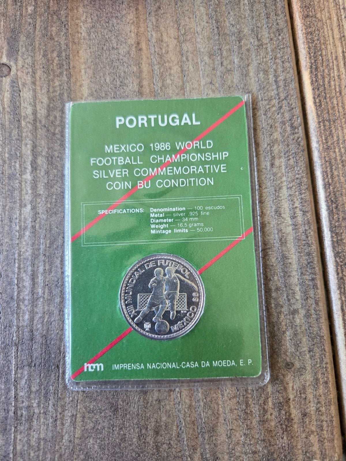 Zilveren munt in originele verpakking 1986 proof certificaat, Postzegels en Munten, Ophalen of Verzenden, Portugal, Zilver