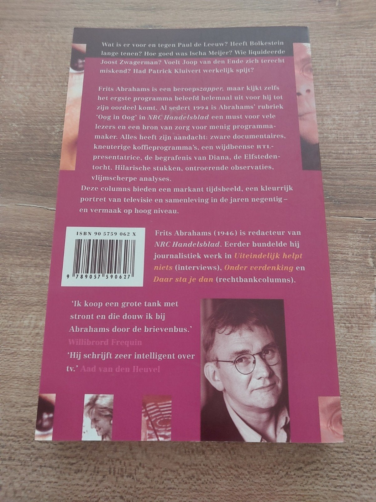 Oog in Oog - Frits Abrahams (NRC Handelsblad), Ophalen of Verzenden, Zo goed als nieuw, Frits Abrahams, Nederland