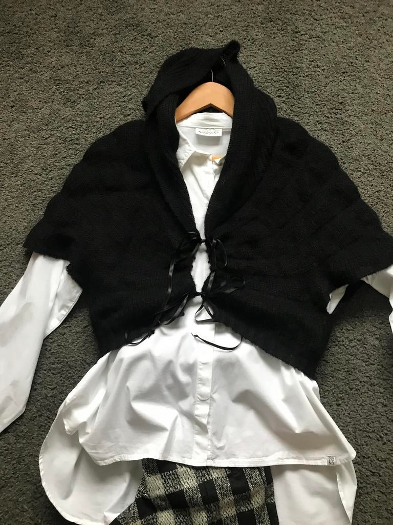 Hybris zwart mohair vestje maat M nieuw, Ophalen of Verzenden