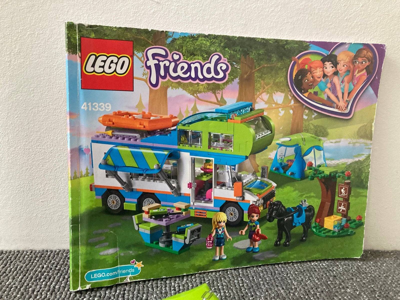 Lego Friends 41339 Mia's camper - Zo goed als compleet, Ophalen, Gebruikt