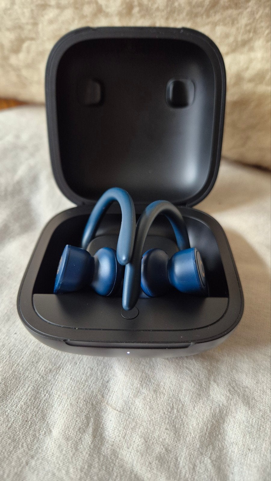 Blauwe Beats Powerbeats Pro draadloze oordopjes A 2078, Gebruikt, Bluetooth, Ophalen of Verzenden, Blauw
