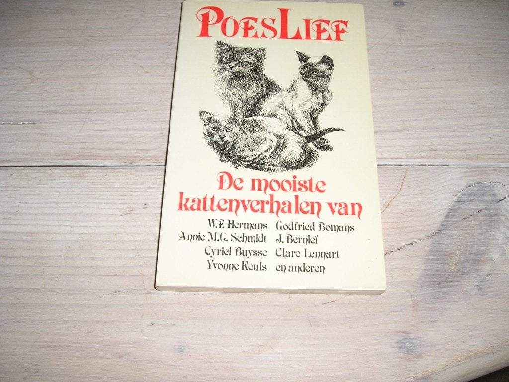 Poeslief - De mooiste kattenverhalen - Diverse auteurs, Ophalen of Verzenden, Gelezen, Katten, Diverse auteurs