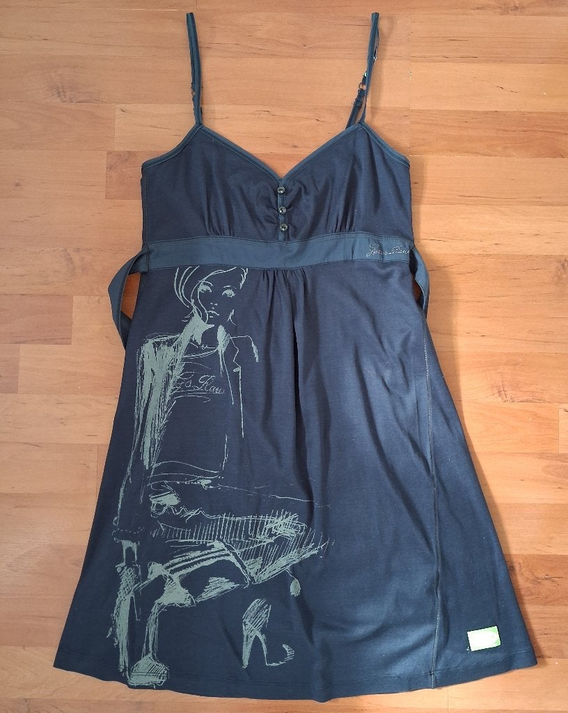 G-Star Raw Midi Jurk – Maat S, Blauw, Ophalen of Verzenden, Knielengte, Maat 36 (S)