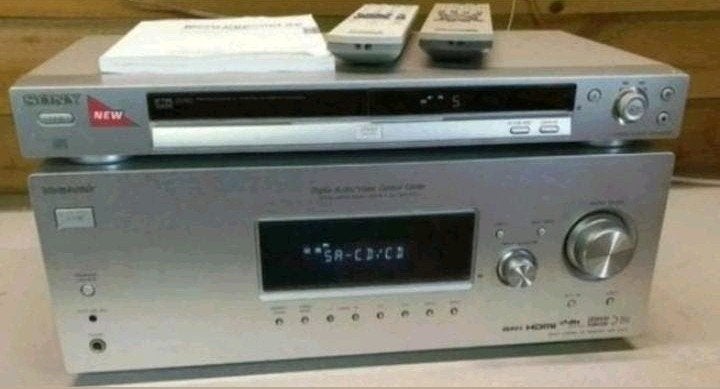 Sony stereo set receiver str-dg510 + cd dvd speler dvp-ns330, Ophalen of Verzenden