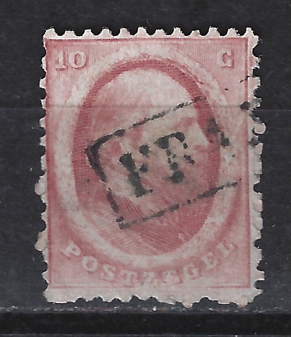 NVPH 5 gebruikt Willem III 1864 ; OUD NEDERLAND p/stuk, Postzegels en Munten, Postzegels | Nederland, Ophalen of Verzenden, T/m 1940