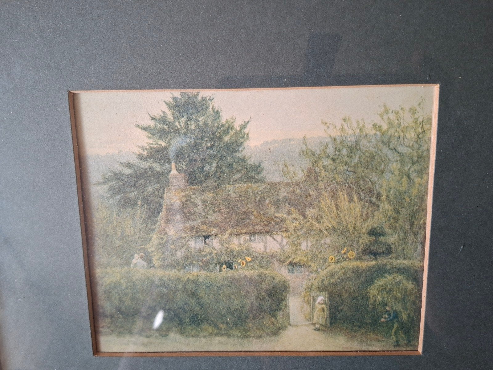 Mooie oude Aquarel  impressionistische stijl, Ophalen of Verzenden