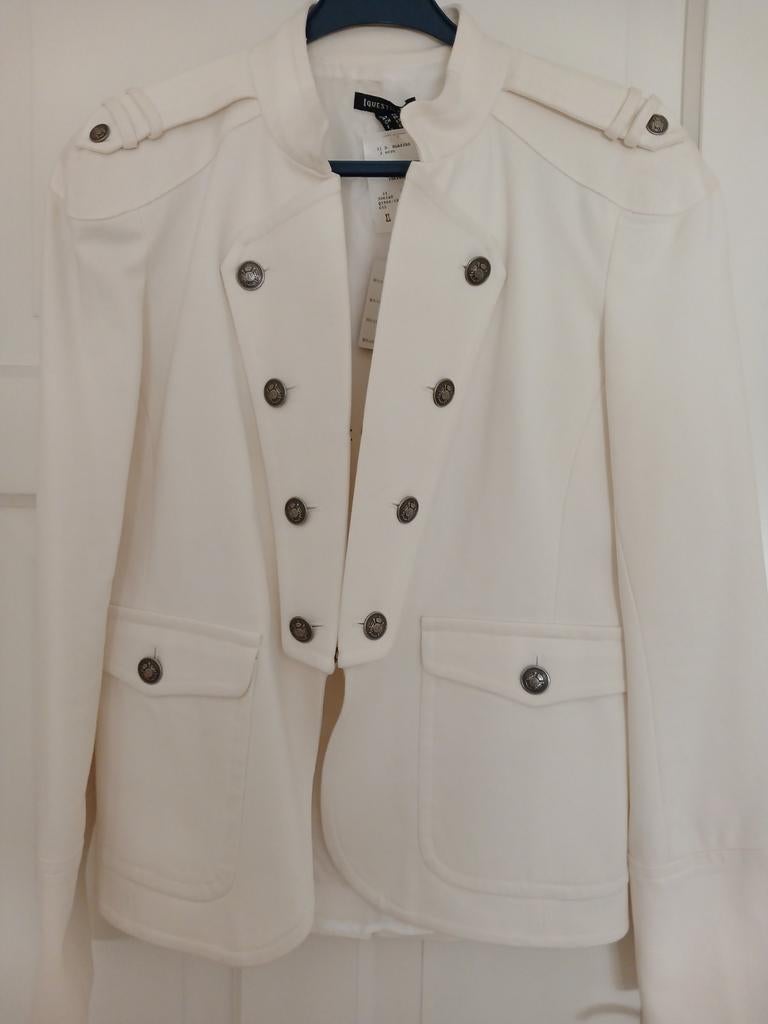 Blazer mt 42, Questions, Wit, Maat 42/44 (L), Nieuw