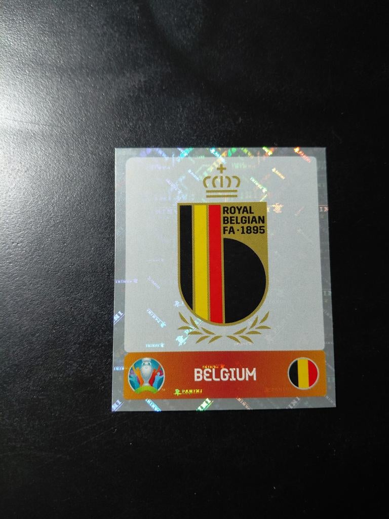 Belgie logo/badge (panini ek 2020), Ophalen of Verzenden, Nieuw, Buitenlandse clubs, Poster, Plaatje of Sticker