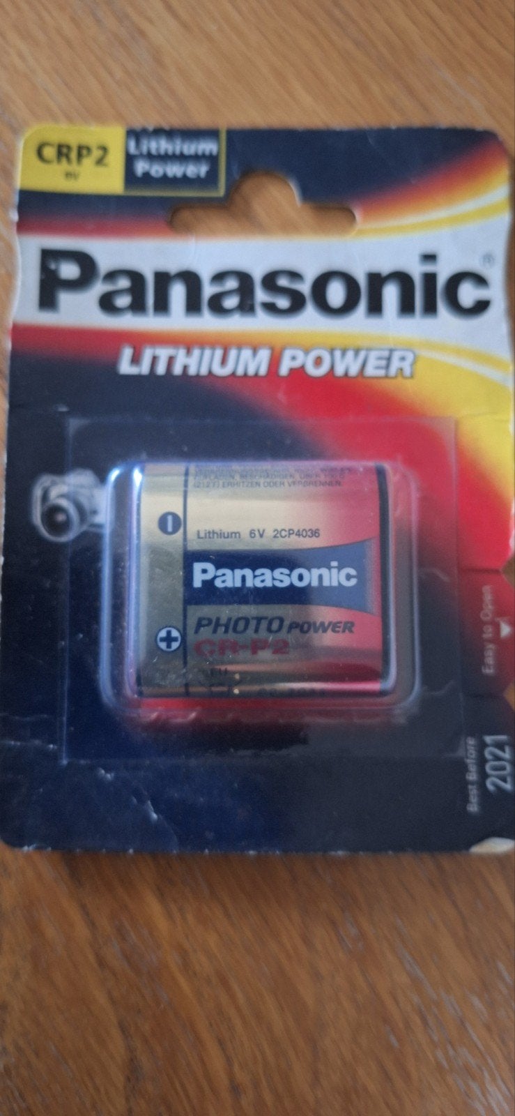 Panasonic CRP2 Lithium Power Batterij - Nieuw in verpakking, Nieuw, Panasonic, Batterij