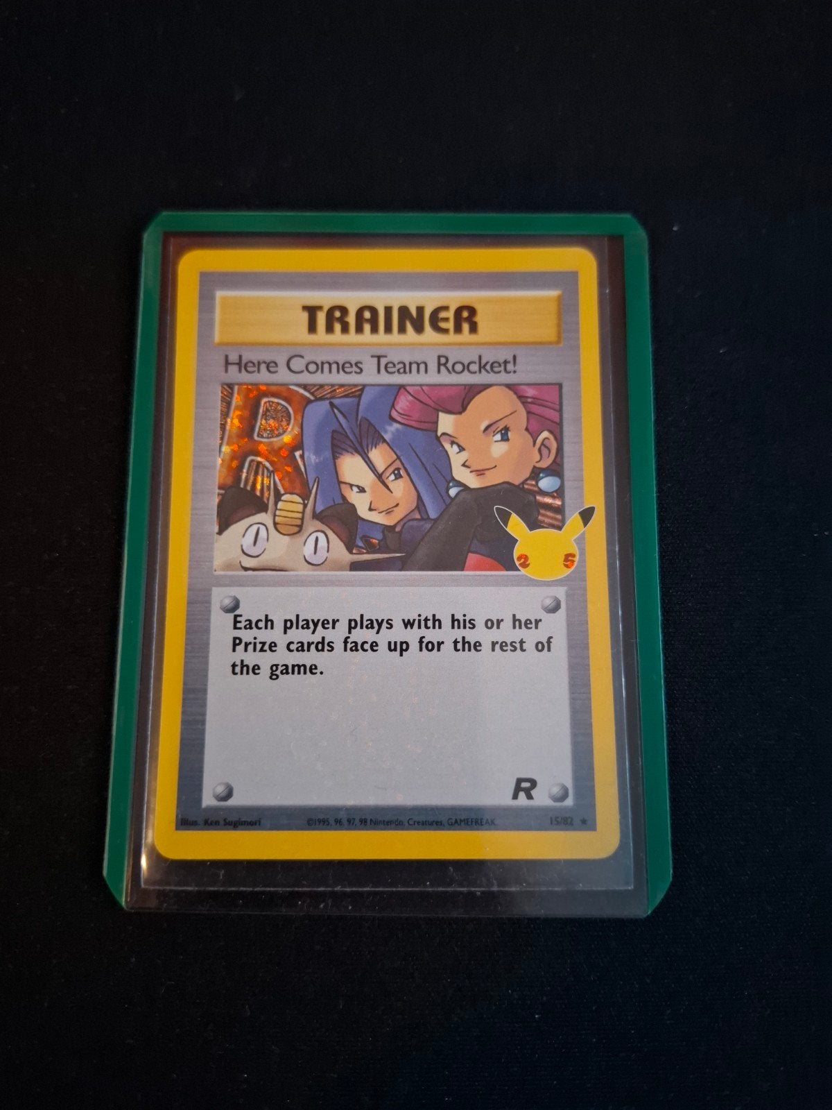 Pokémon Celebrations Here Comes Team Rocket! Trainer Kaart, Ophalen, Nieuw, Losse kaart, Foil